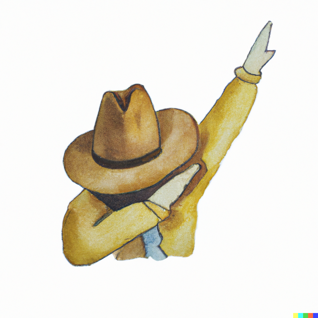 Sad Cowboy Dabbing